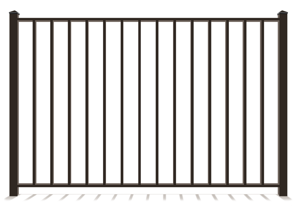 2 rail aluminum fence contractor in Baltimore Metro