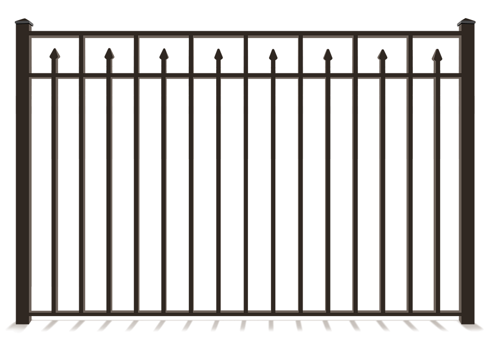 Aluminum decorative fence in Baltimore Metro