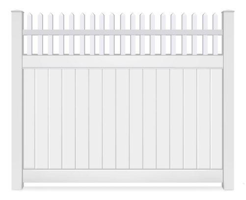 Vinyl Spindle Open Top fence contractor in Baltimore Metro