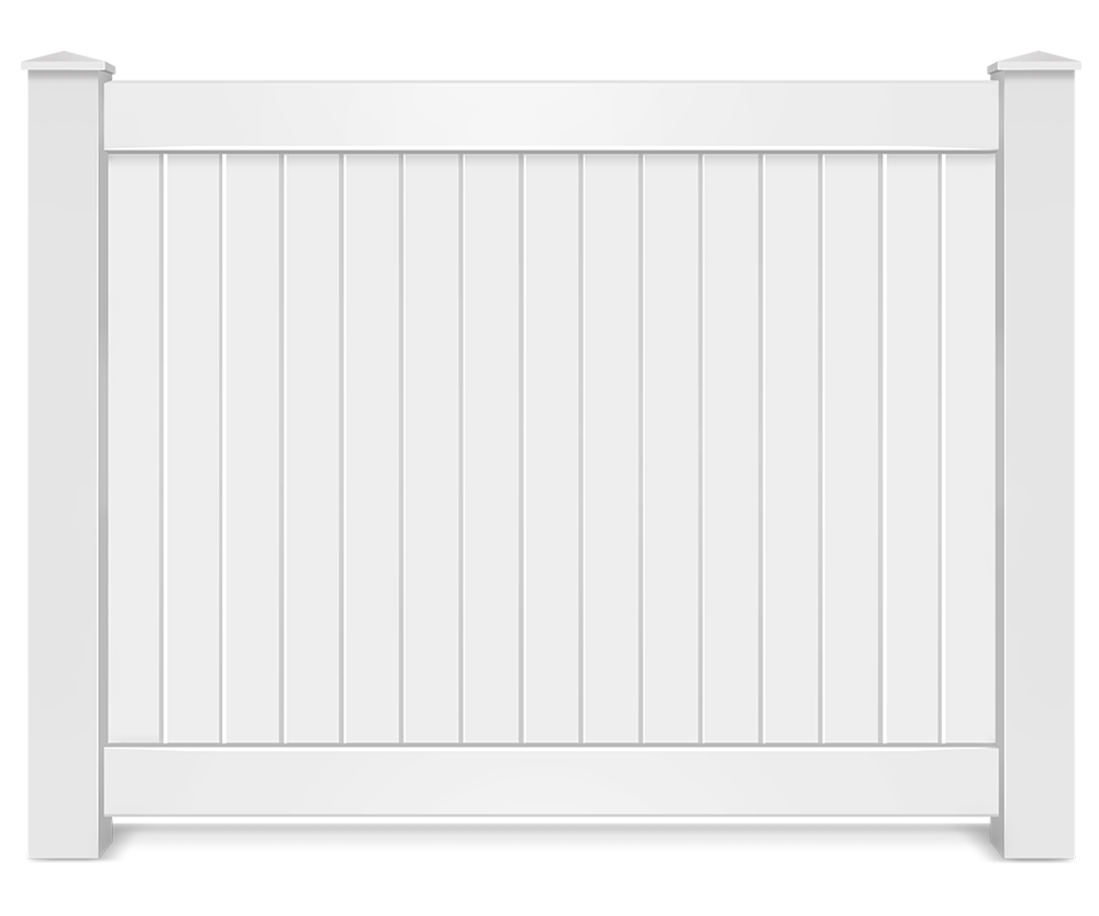 Vinyl full privacy fence contractor in Baltimore Metro