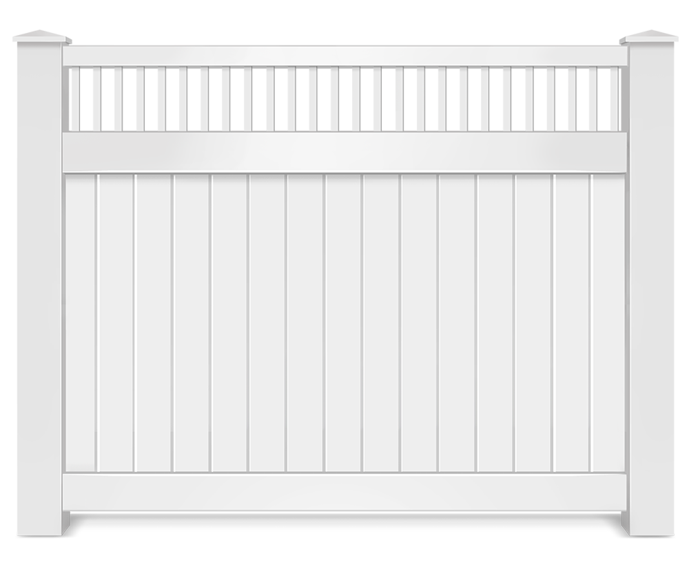 Vinyl decorative fence contractor in Baltimore Metro