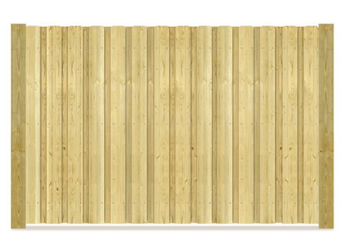 Board and Batten wood fence in Baltimore Metro