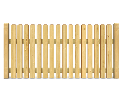 Residential Picket wood fence in Baltimore Metro