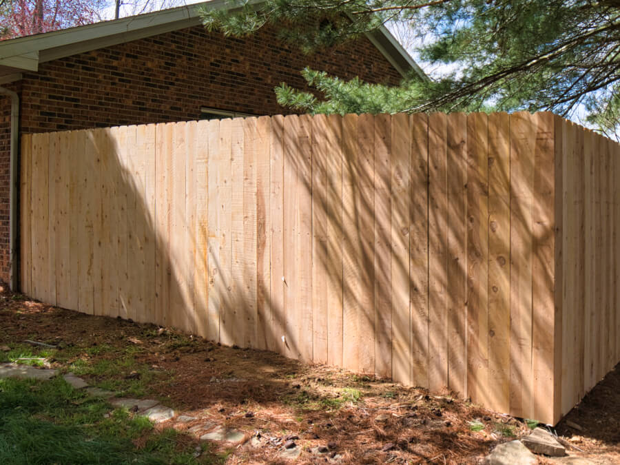 wood fence Baltimore City Maryland